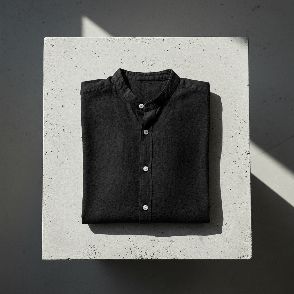 Black Linen Shirt - Black - Lifestyle Inspiration