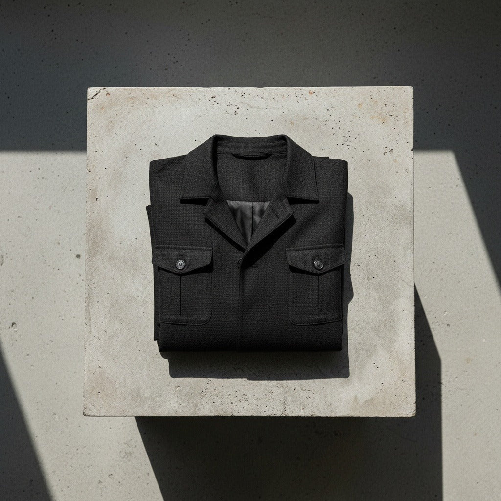 Black Safari Jacket Mens - Black - Lifestyle Inspiration