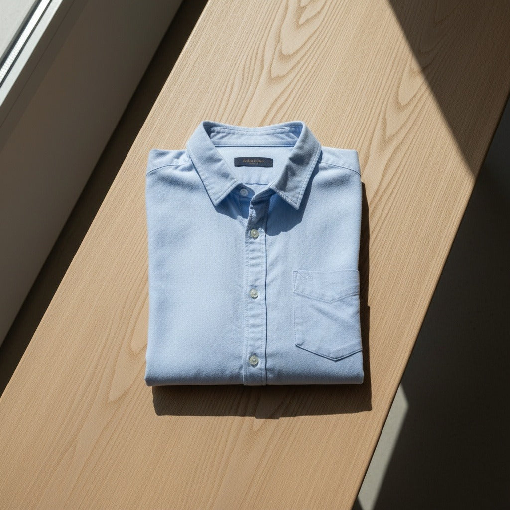 Blue Cotton Shirt - Blue - Lifestyle Inspiration
