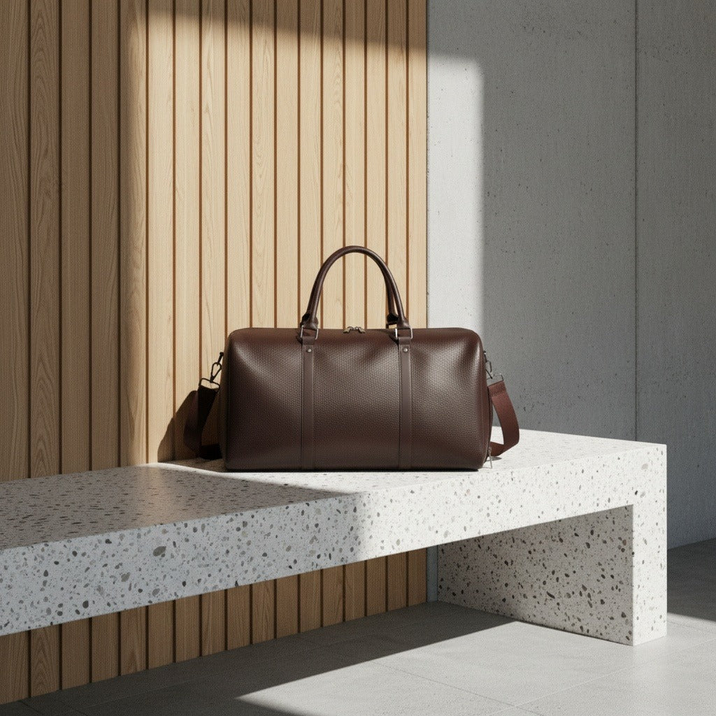 Brown Duffle Bag Mens - Brown - Lifestyle Inspiration