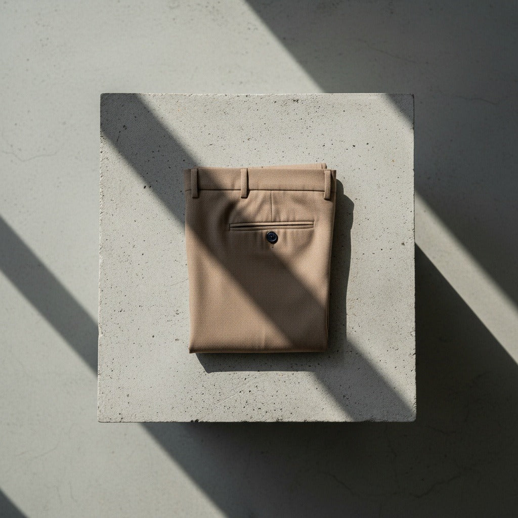 Brown Suit Trousers - Brown - Lifestyle Inspiration