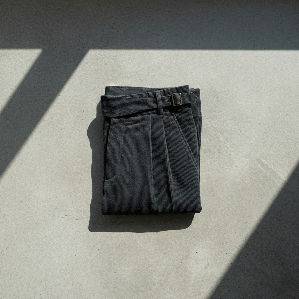 Formal Gurkha Trousers - Charcoal Grey - Lifestyle Inspiration