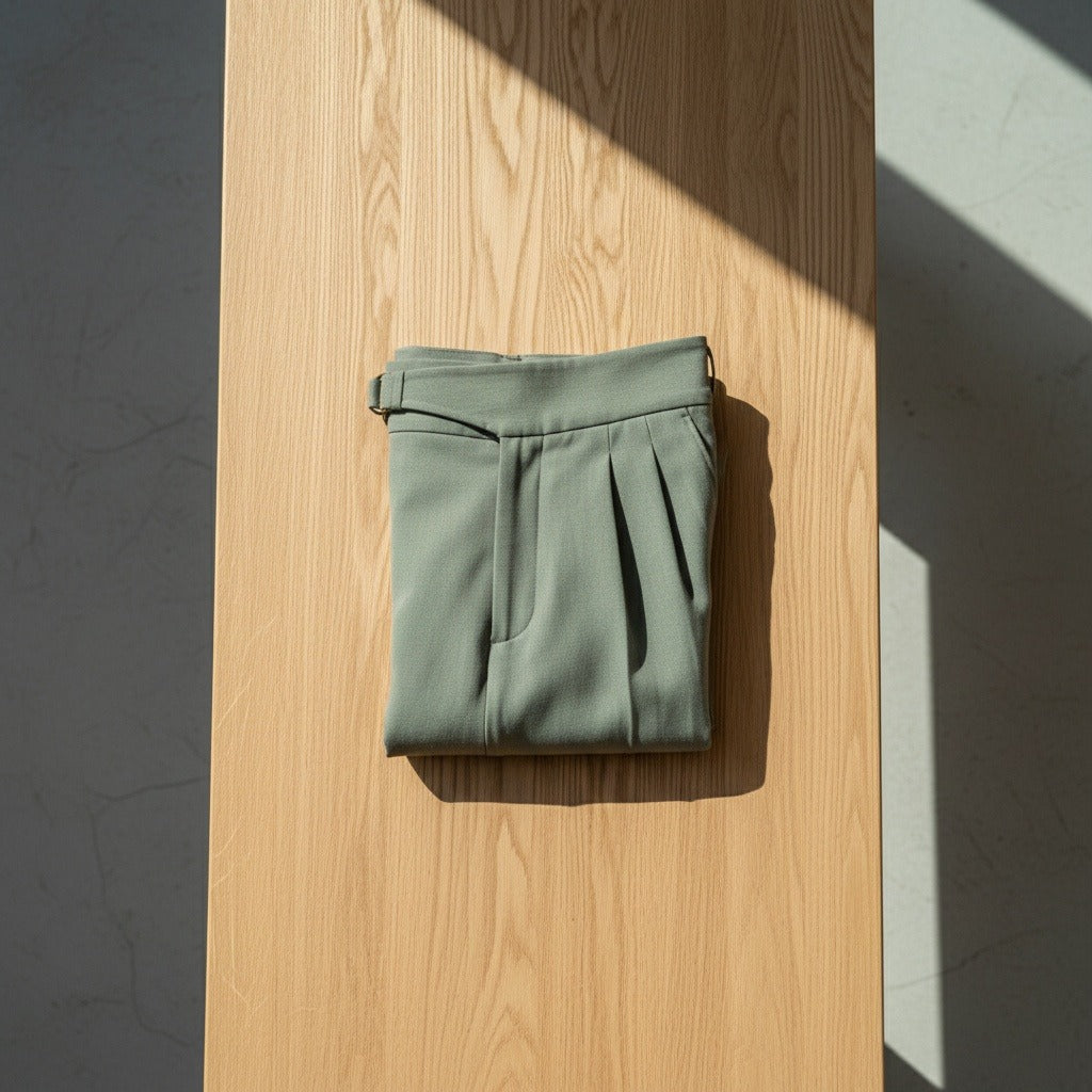 Green Gurkha Trousers - Green - Lifestyle Inspiration