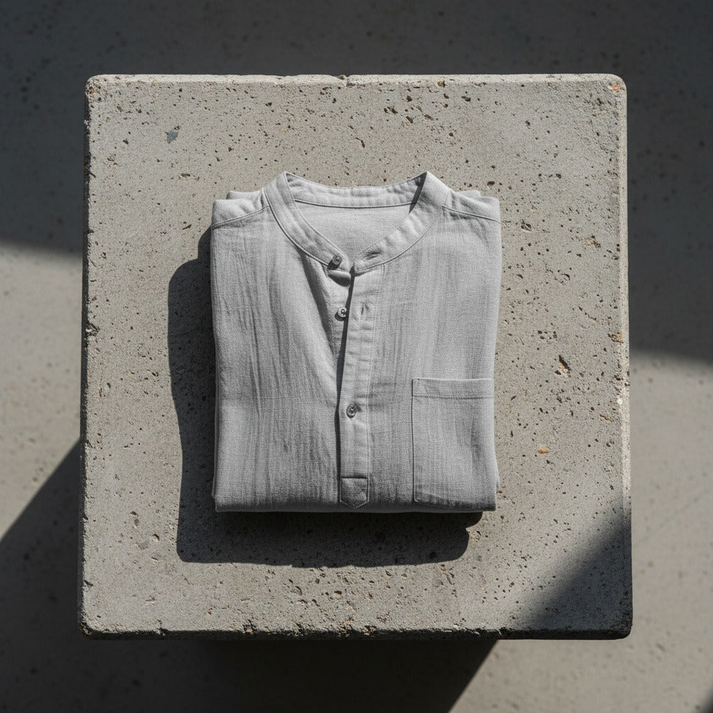 Grey Linen T Shirt - Grey - Lifestyle Inspiration