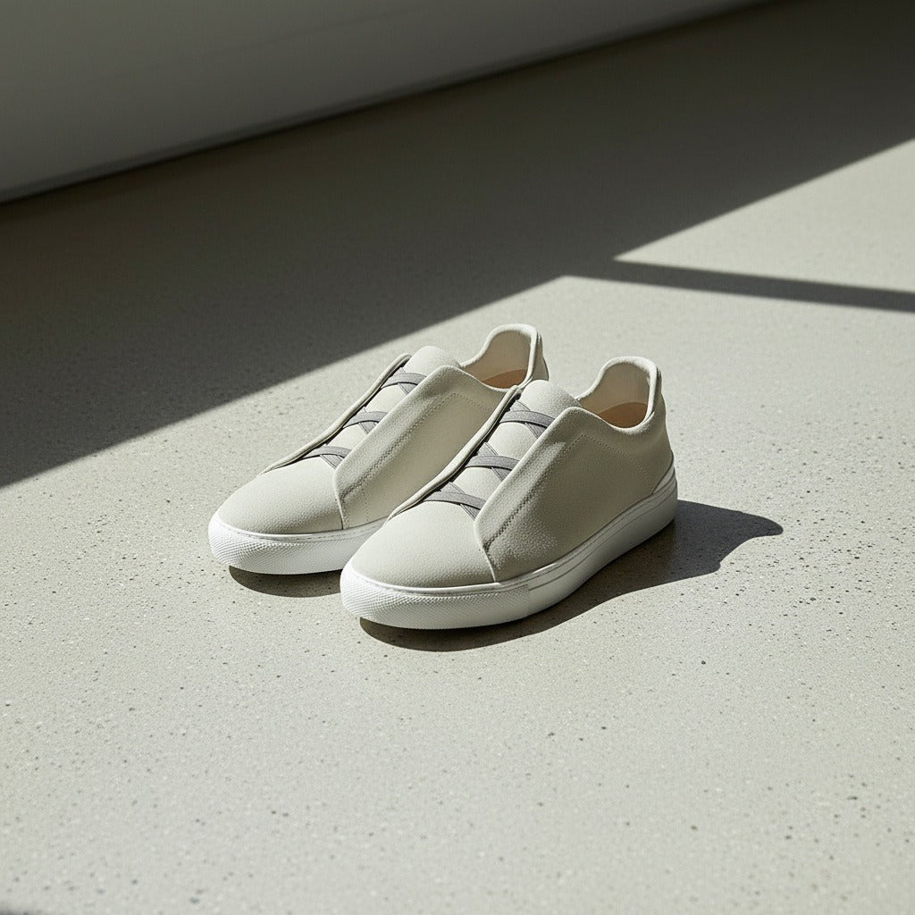Grey Suede Sneakers Mens - Grey - Lifestyle Inspiration