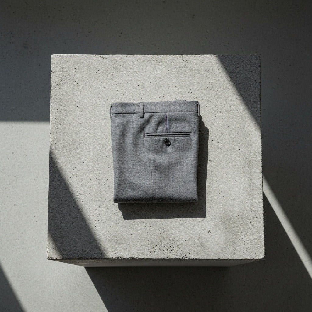 Grey Suit Trousers Mens - Grey - Lifestyle Inspiration