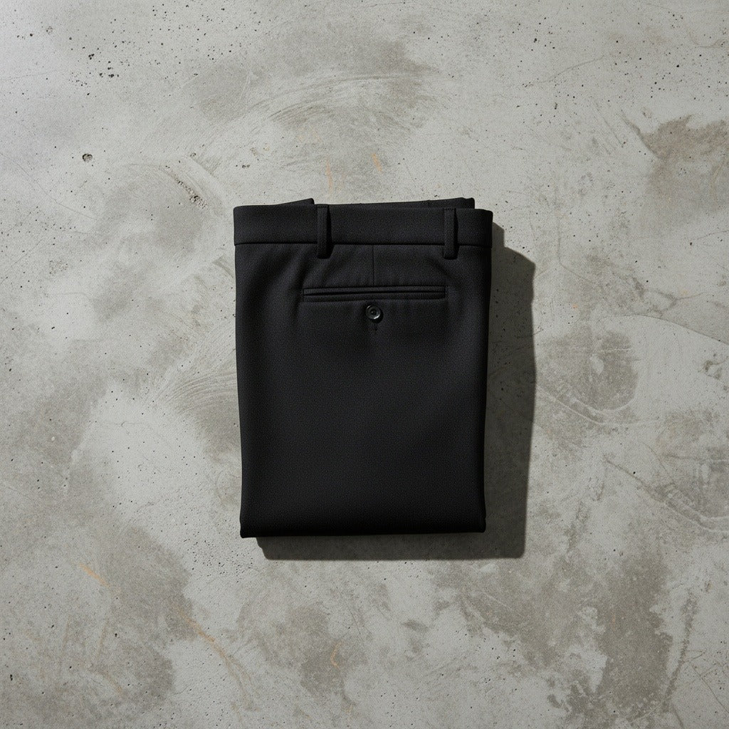 Mens Black Suit Trousers - Black - Lifestyle Inspiration