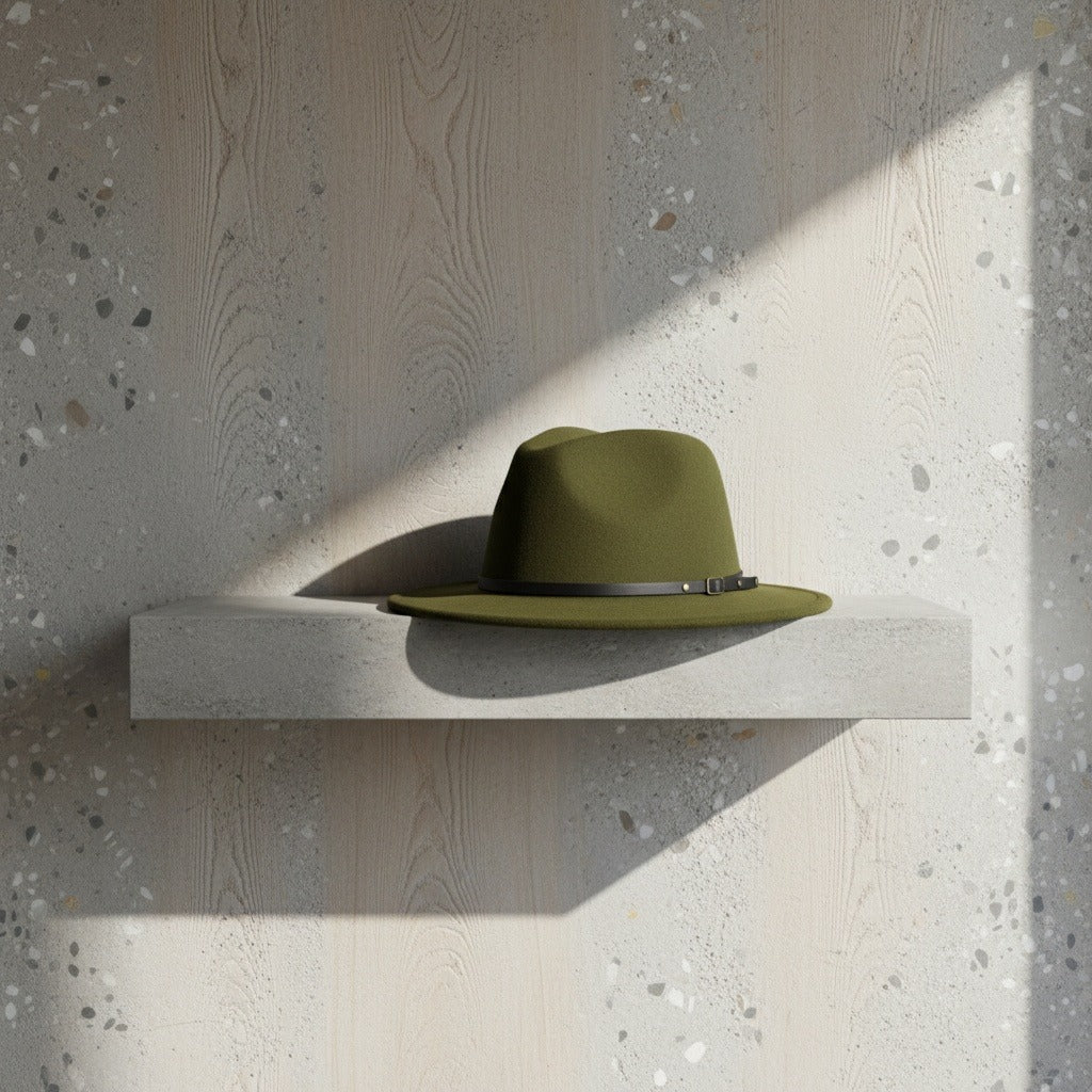 Mens Gatsby Hat - Olive Green - Lifestyle Inspiration