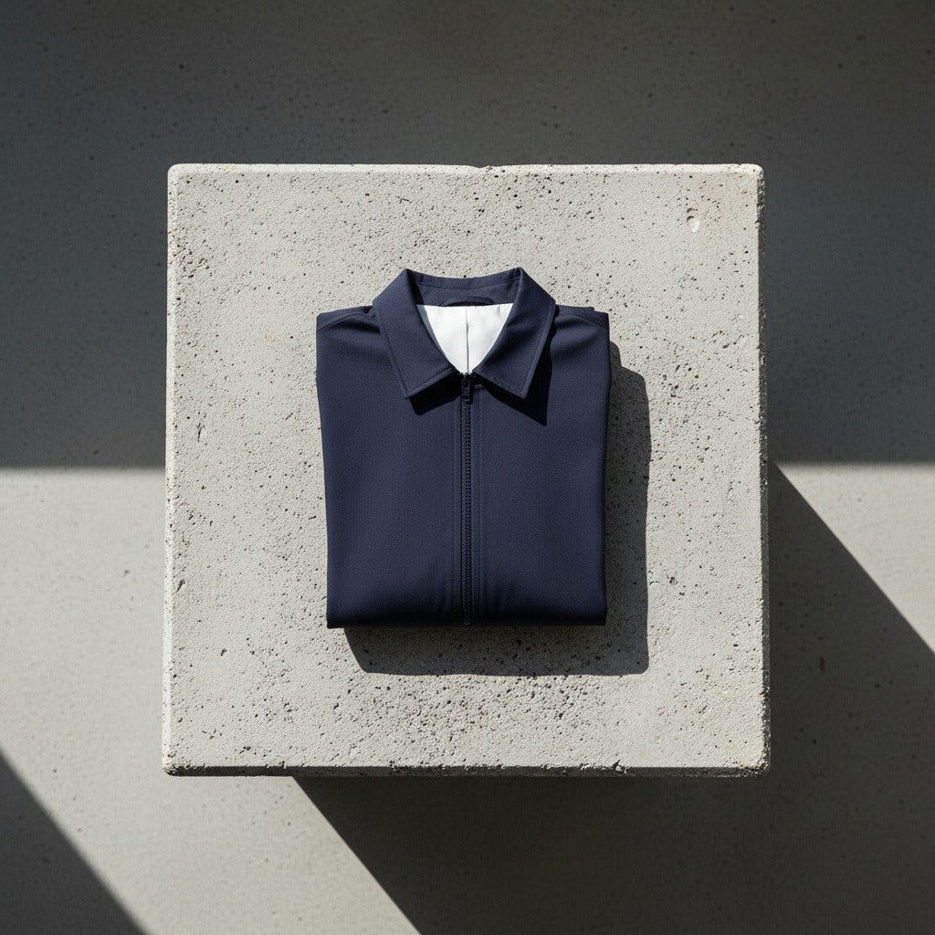Mens Navy Harrington Jacket - Navy - Lifestyle Inspiration