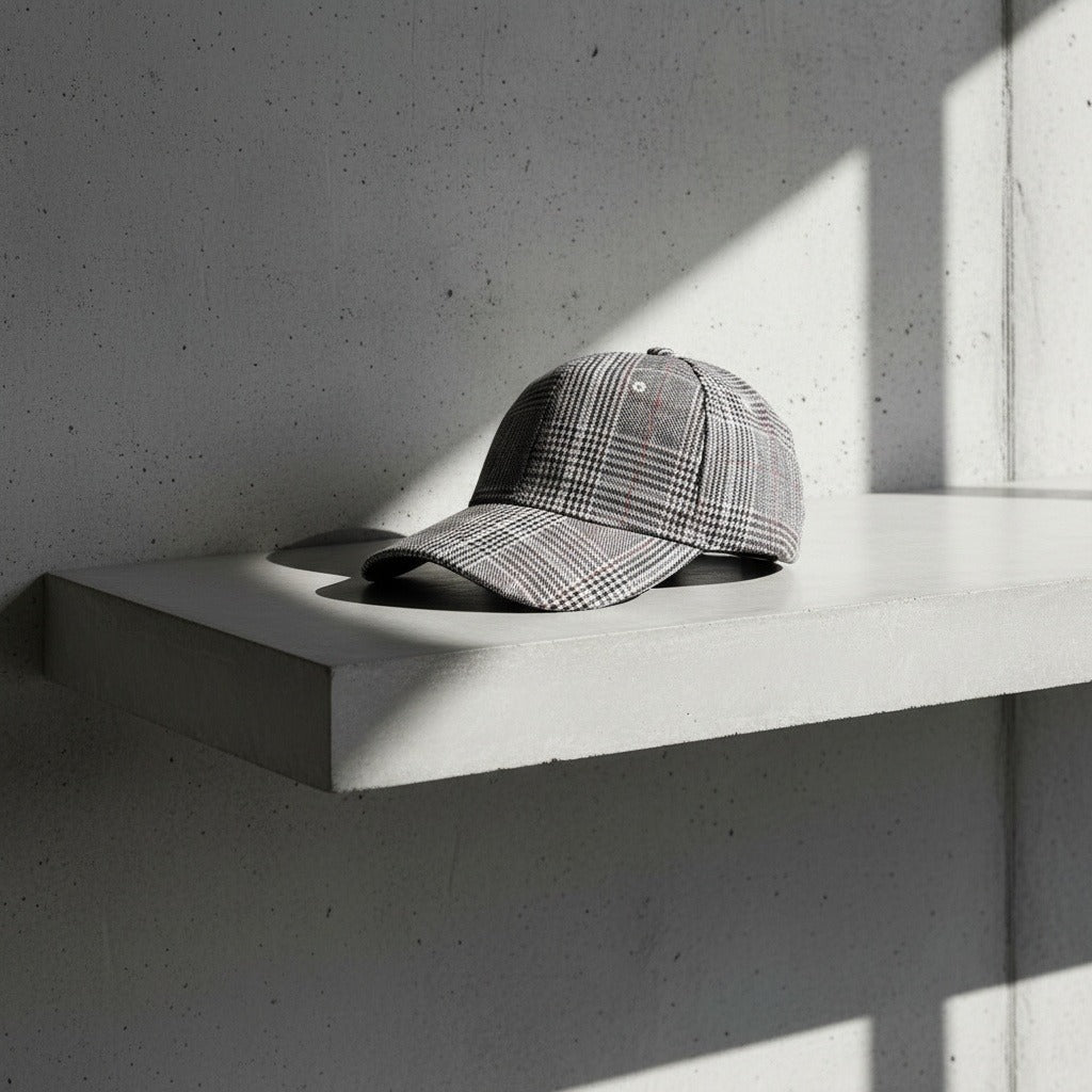 Mens Tartan Caps - Plaid Check - Lifestyle Inspiration