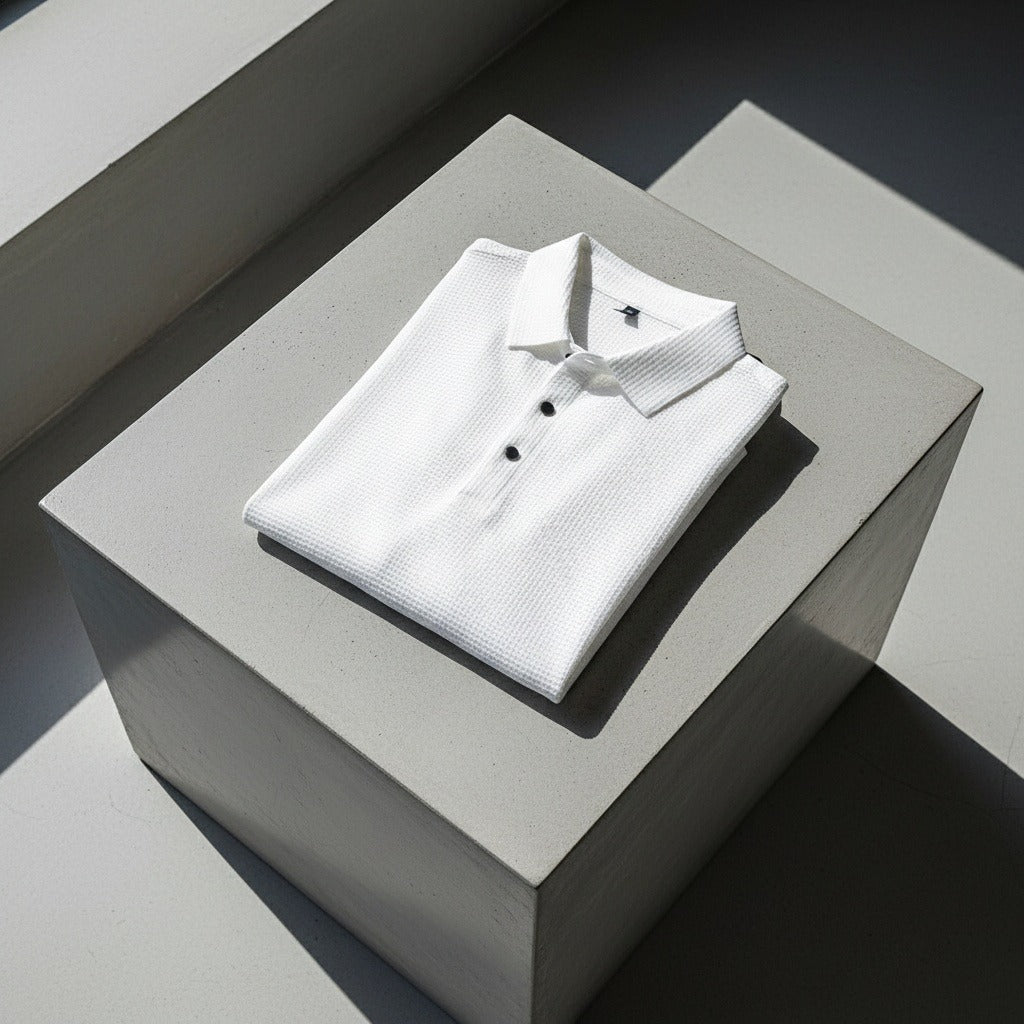 Short Sleeve Polo Shirt White - White - Lifestyle Inspiration