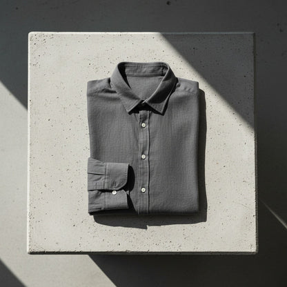 Anthracite Grey Shirt - Charcoal - Lifestyle Inspiration