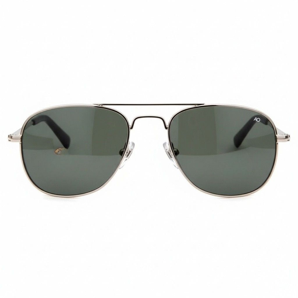 Aviator Sunglasses for Men - Gunmetal - Front View