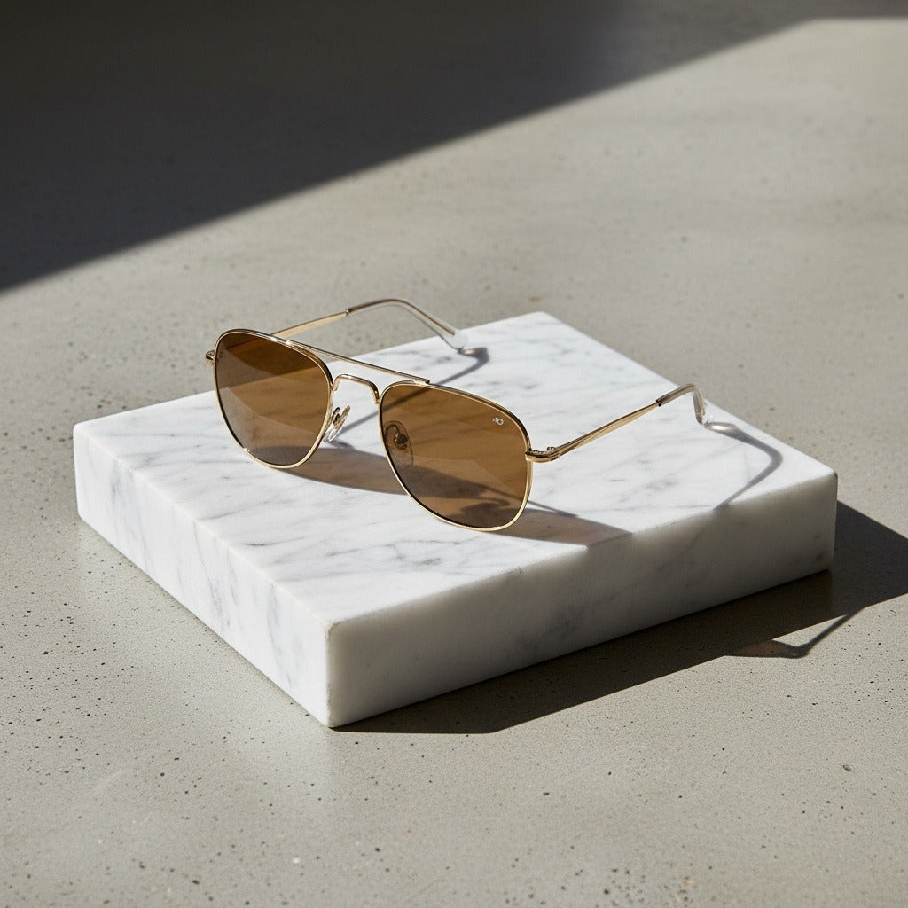 Aviator Sunglasses for Men - Brown - Lifestyle Inspiration