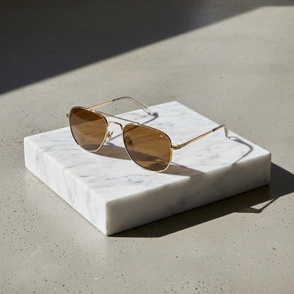 Aviator Sunglasses for Men - Brown - Lifestyle Inspiration