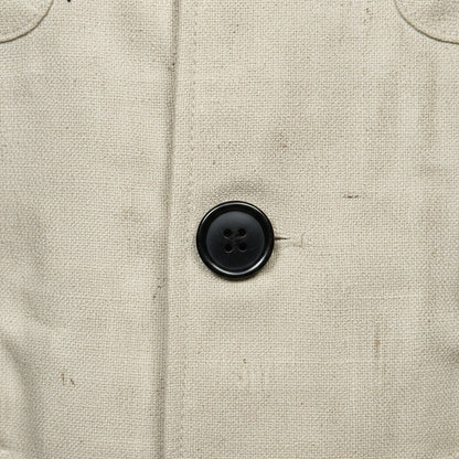 Beige Safari Jacket - Beige - Texture Close Up