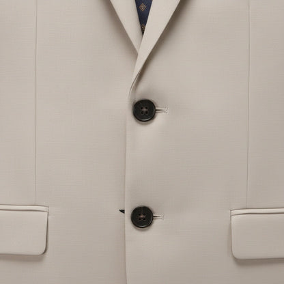 Beige Three Piece Suit - Beige - Texture Close Up