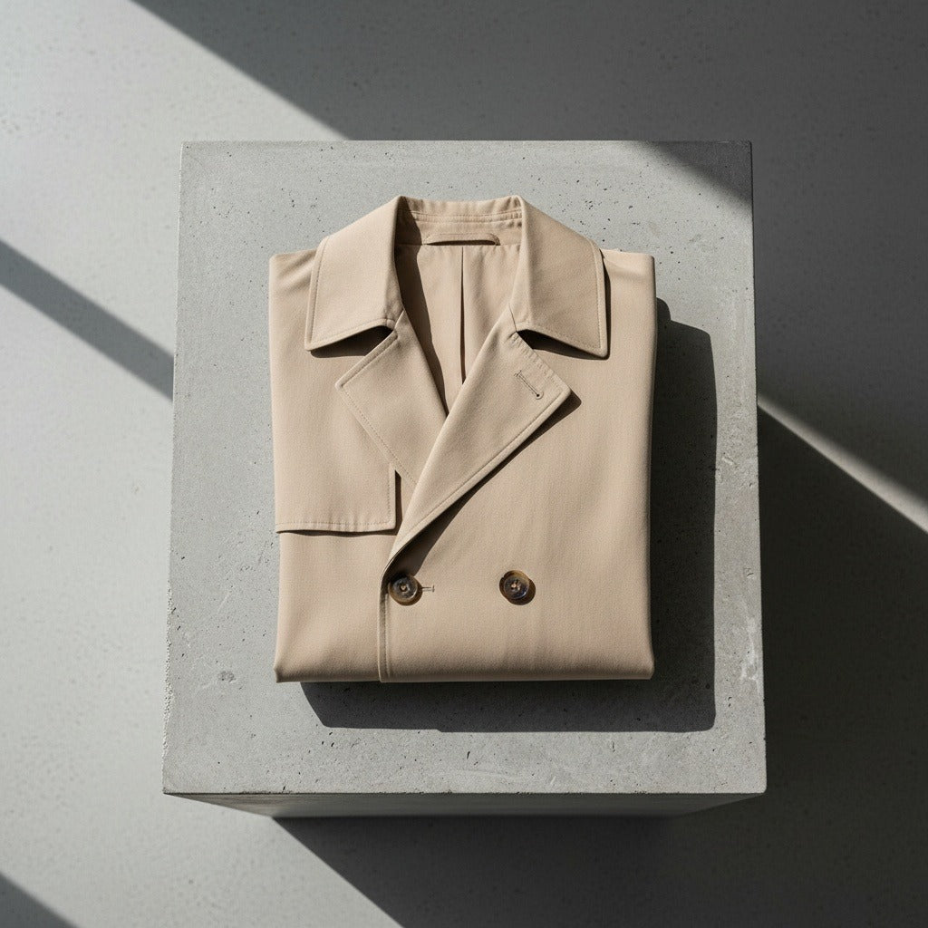 Beige Trench Coat Mens - Beige - Lifestyle Inspiration