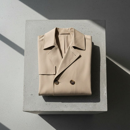 Beige Trench Coat Mens - Beige - Lifestyle Inspiration