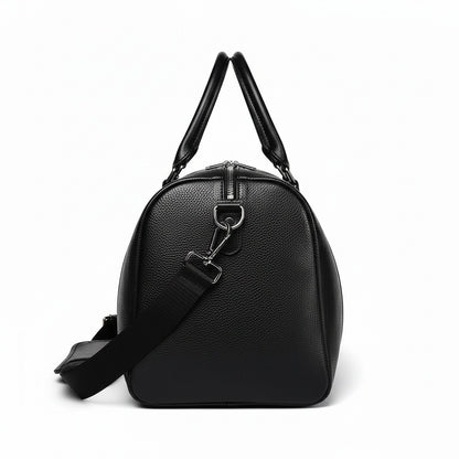 Black Duffle Bag for Men - Black - Fabric Detail