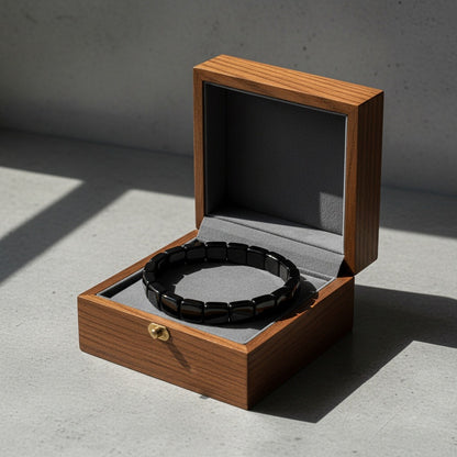 Black Hematite Bracelet - Black - Lifestyle Inspiration