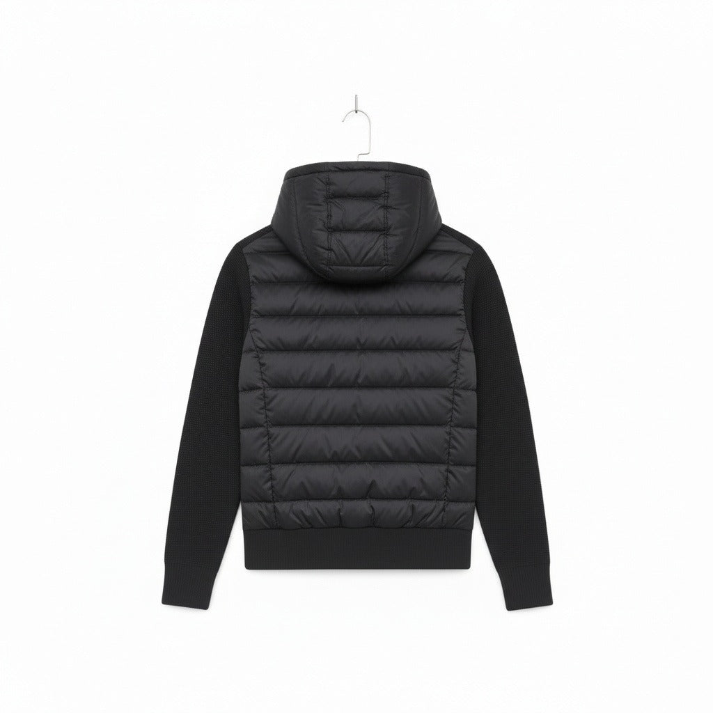 Black Hybrid Jacket - Black - Fabric Detail