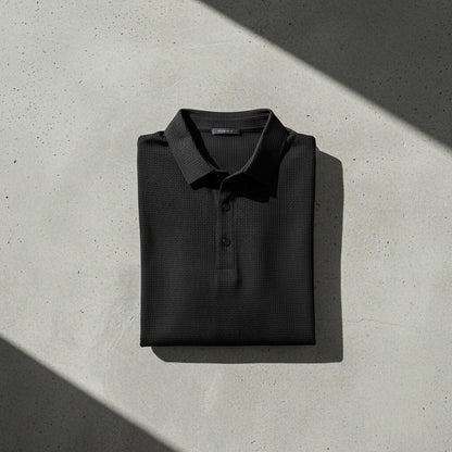 Black Short Sleeve Polo Shirt - Black - Lifestyle Inspiration