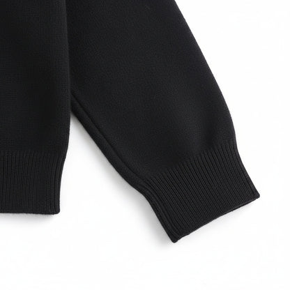 Black Sweater V Neck Men