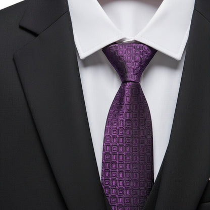 Black Three Piece Suit - Black - Texture Close Up
