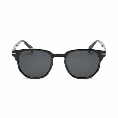 Black Tinted Sunglasses Men's - Black - Front View