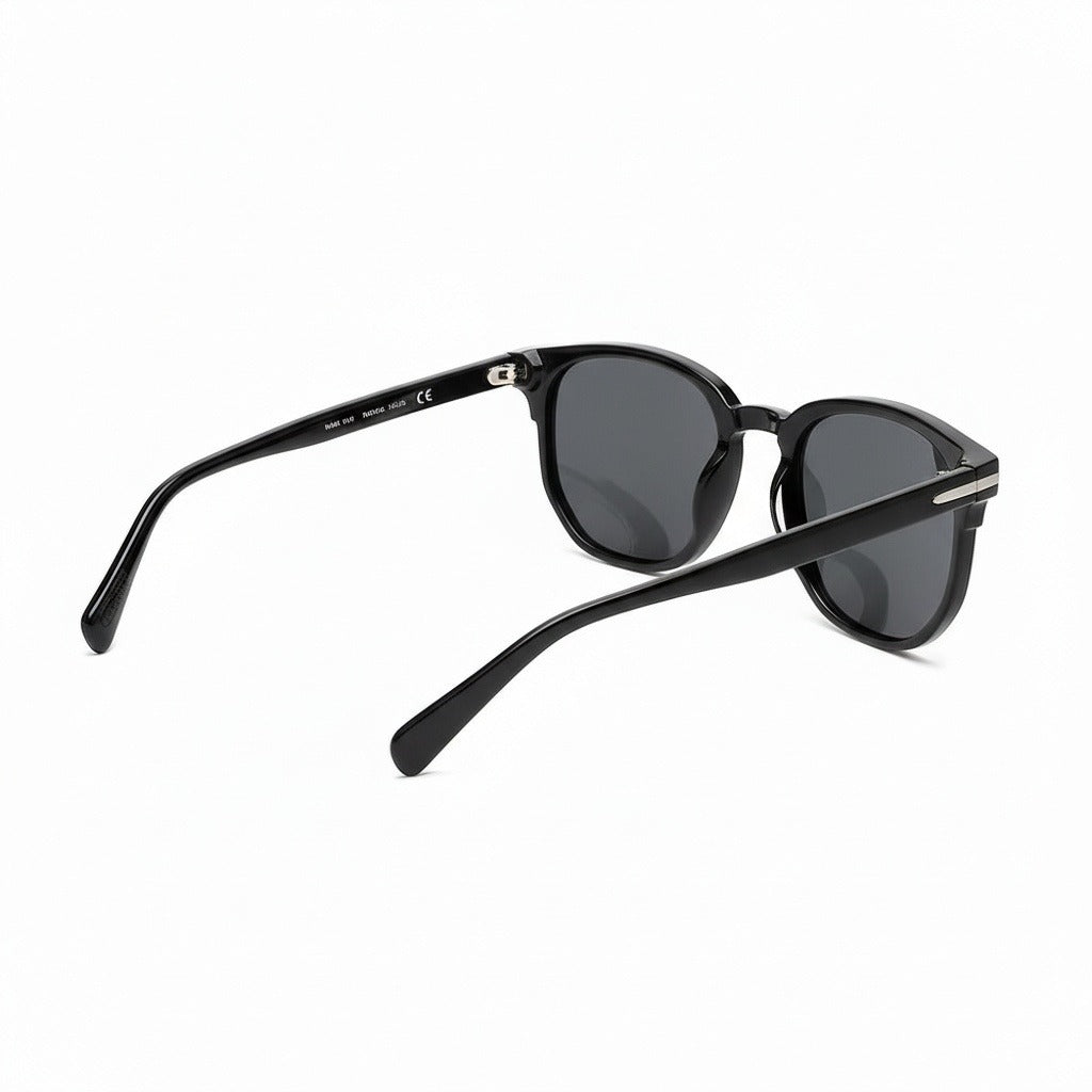 Black Tinted Sunglasses Men's - Black - Fabric Detail