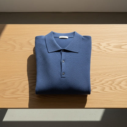 Blue Cashmere Sweater - Blue - Lifestyle Inspiration