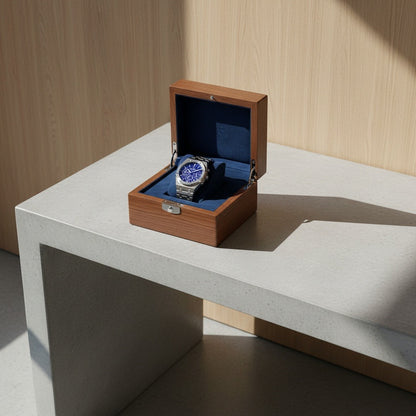 Blue Chronograph Watch - Blue - Lifestyle Inspiration