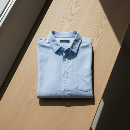 Blue Cotton Shirt - Blue - Lifestyle Inspiration