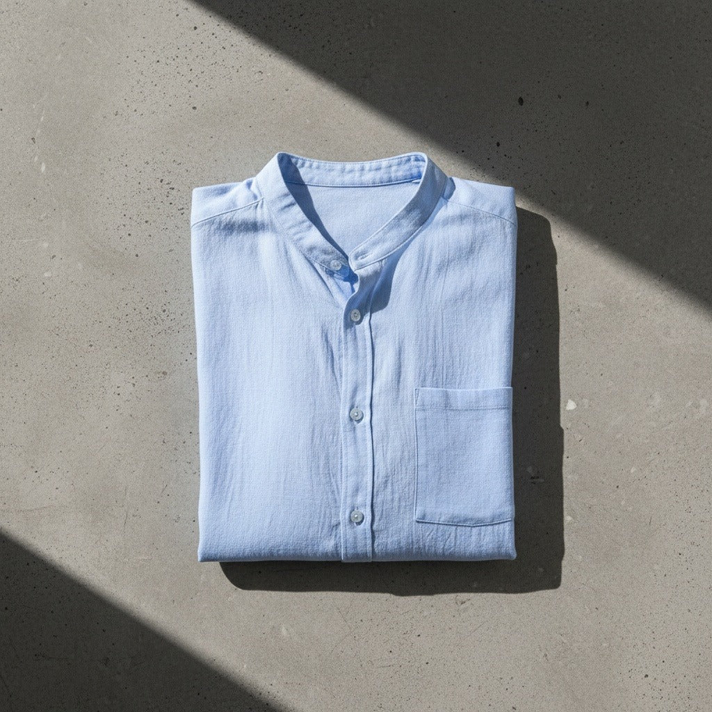 Blue Linen Shirt - Blue - Lifestyle Inspiration