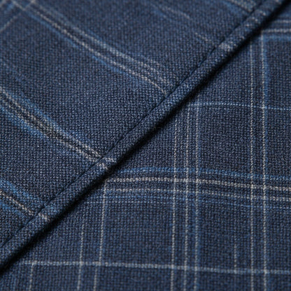 Blue Three Piece Suit - Blue - Texture Close Up