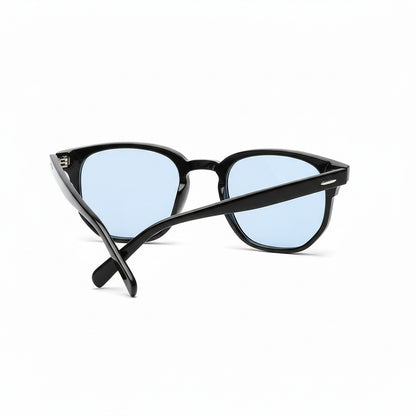 Blue Tinted Sunglasses Men's - Blue - Fabric Detail
