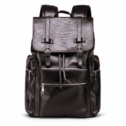 Brown Backpack Travel - Brown - Front View