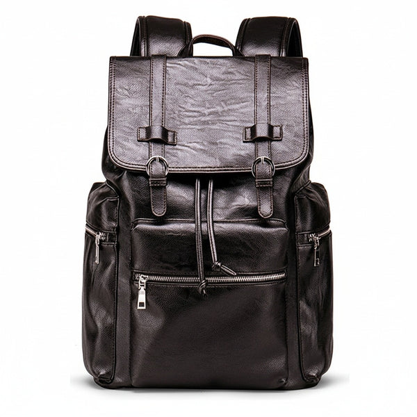 Brown Backpack Travel - Brown - Front View