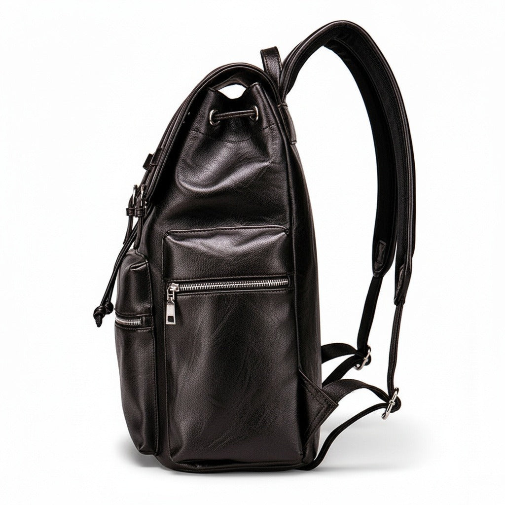 Brown Backpack Travel - Brown - Fabric Detail