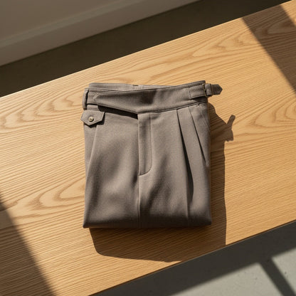 Brown Gurkha Trousers - Taupe - Lifestyle Inspiration