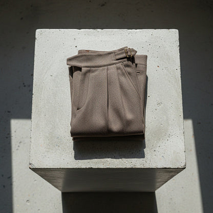 Brown Gurkha Trousers - Brown - Lifestyle Inspiration