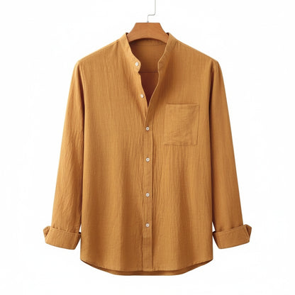Brown Linen Shirt