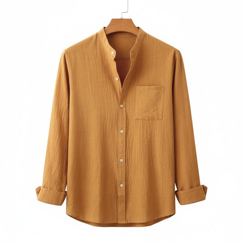 Brown Linen Shirt
