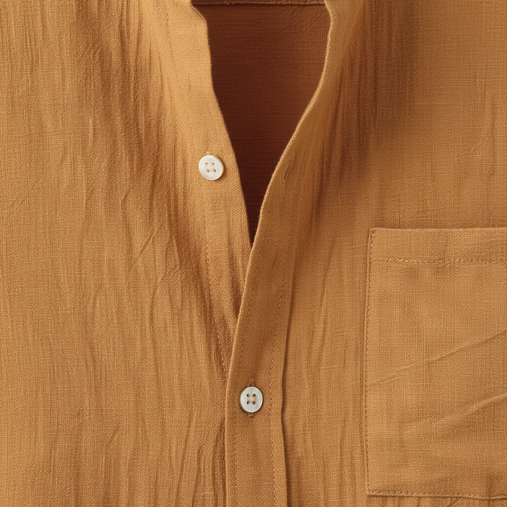 Brown Linen Shirt