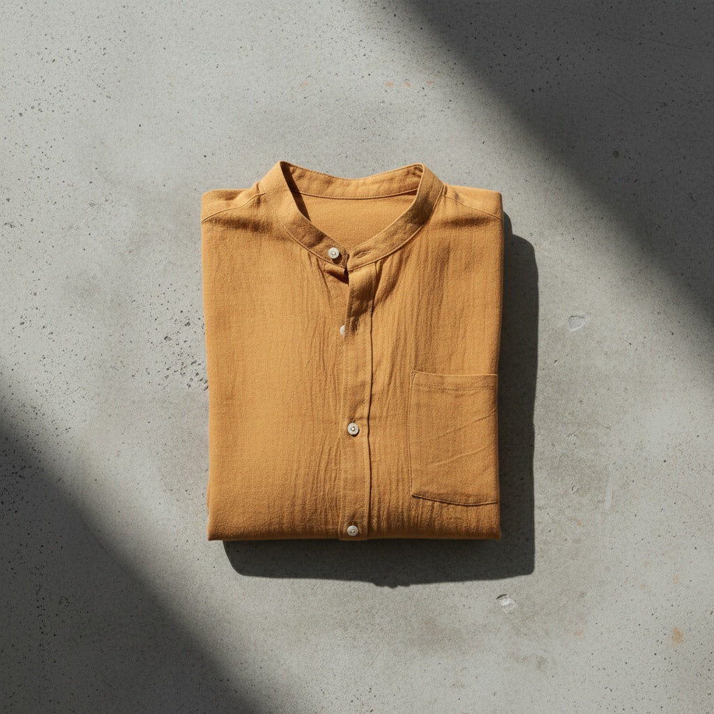 Brown Linen Shirt