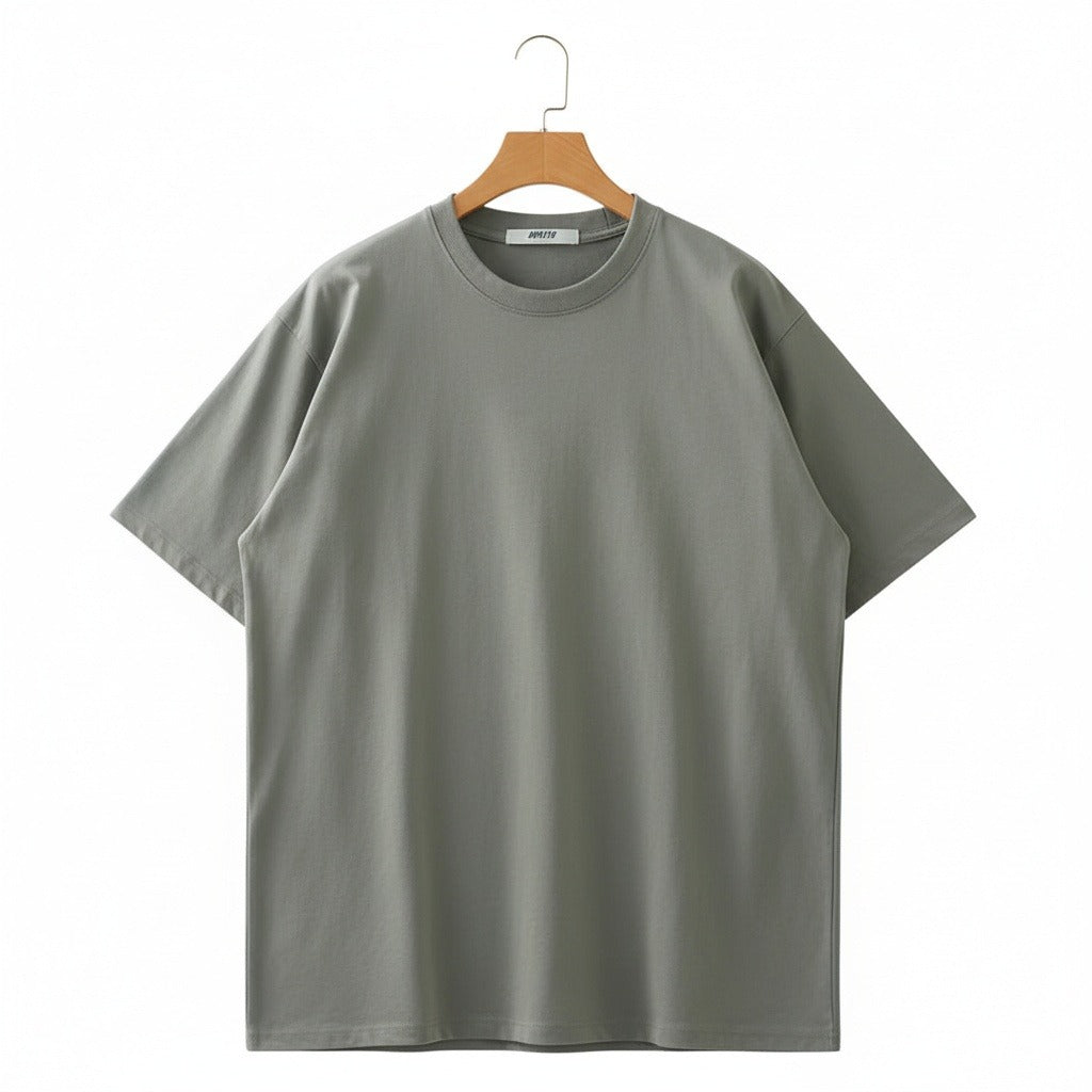 Business Casual T Shirt - Stone Gray - Front View