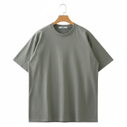 Business Casual T Shirt - Stone Gray - Front View