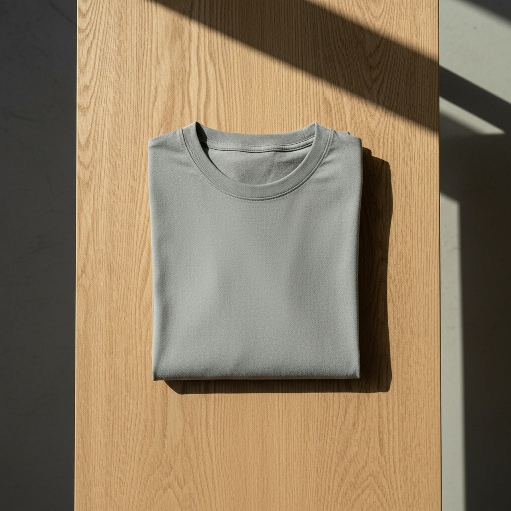 Business Casual T Shirt - Stone Gray - Lifestyle Inspiration