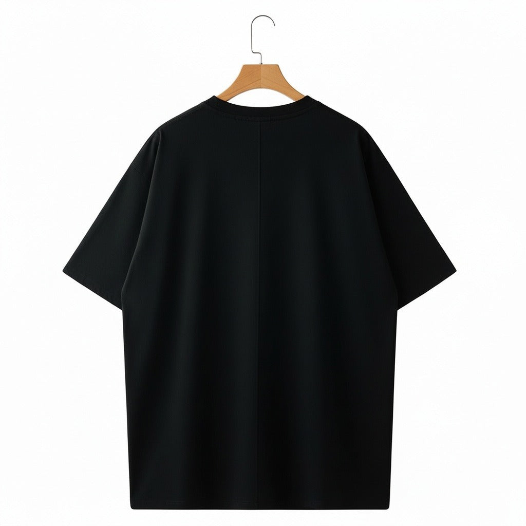 Business Casual T Shirt - Obsidian Black - Fabric Detail